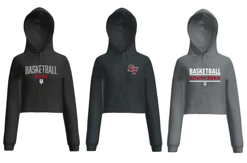SF Basketball Women's Bella + Canvas Cropped Hoodie