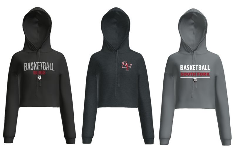SF Basketball Women's Bella + Canvas Cropped Hoodie SF Basketball Women's Bella + Canvas Cropped Hoodie