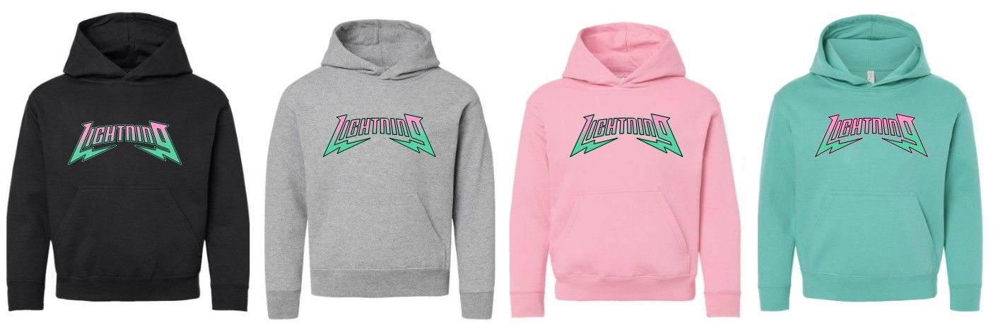 PBG Lightning Youth Hoodie Sweatshirt PBG Lightning Youth Hoodie Sweatshirt