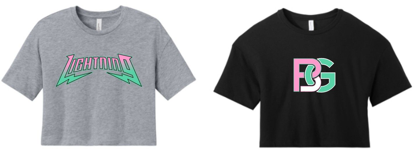 PBG Lightning BELLA+CANVAS® Women’s Jersey Crop Tee PBG Lightning BELLA+CANVAS® Women’s Jersey Crop Tee