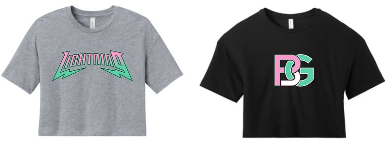 PBG Lightning BELLA+CANVAS® Women’s Jersey Crop Tee PBG Lightning BELLA+CANVAS® Women’s Jersey Crop Tee