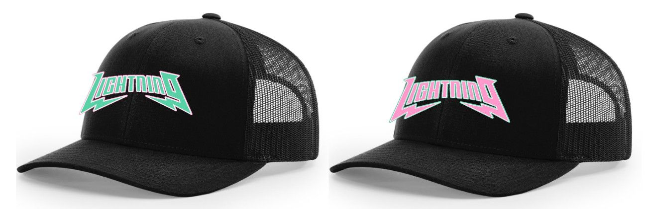 PBG Lightning Trucker Hat with Logo