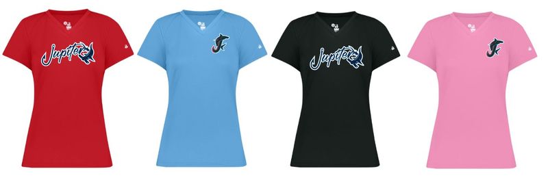 Hammerheads Black Women's Badger BCore Performance VNeck Hammerheads Black Women's Badger BCore Performance VNeck
