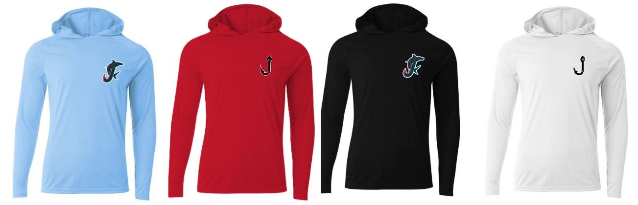 9U Fetzer Hammerheads Long Sleeve Dri-Fit Hoodie Left Chest 9U Fetzer Hammerheads Long Sleeve Dri-Fit Hoodie Left Chest
