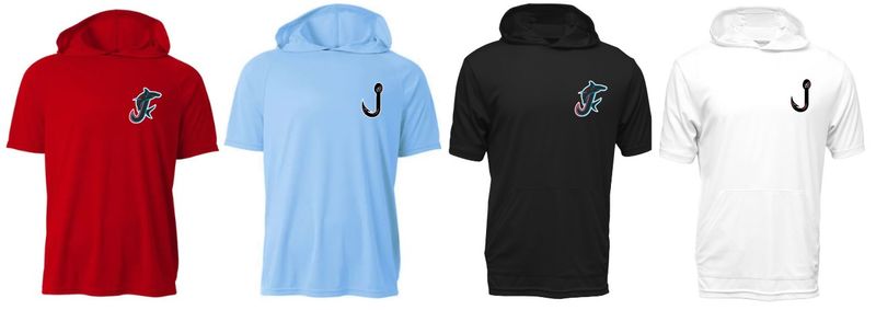 9U Fetzer Hammerheads Short Sleeve Dri Fit Hoodie