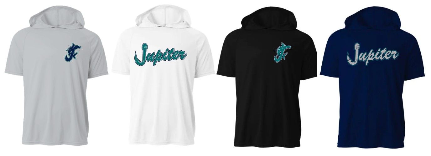 LaPlaca Hammerheads Short Sleeve Dri Fit Hoodie