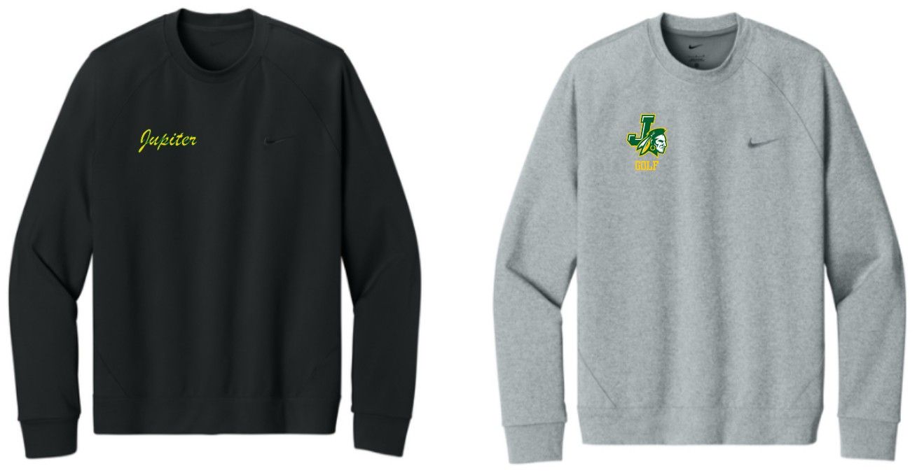 JHS Golf Nike DriFit Primary Crew Sweatshirt JHS Golf Nike DriFit Primary Crew Sweatshirt