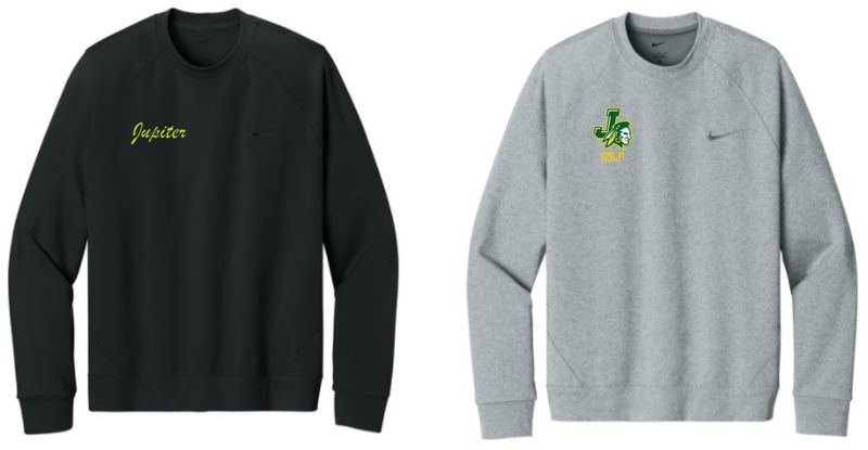 JHS Golf Nike DriFit Primary Crew Sweatshirt JHS Golf Nike DriFit Primary Crew Sweatshirt