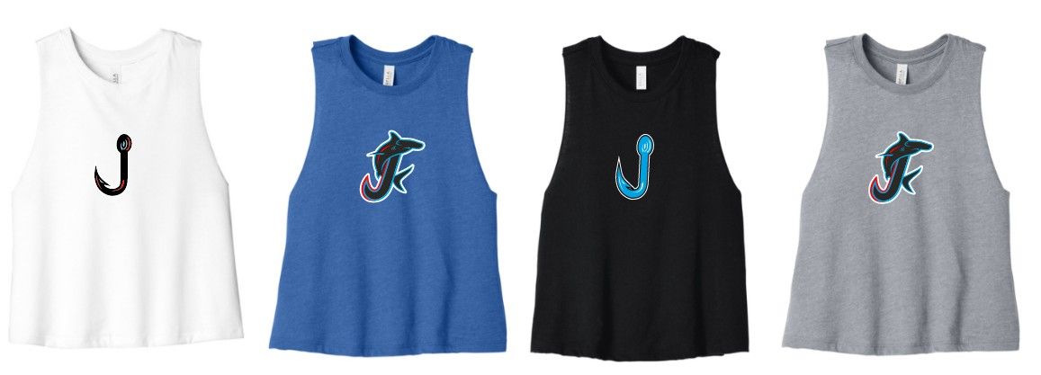Hammerheads Russell Women's Racerback Cropped Tank
