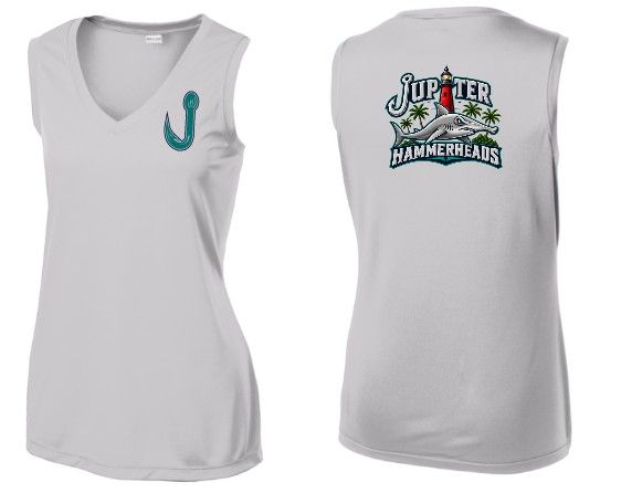 LaPlaca Hammerheads Sport Tek Sleeveless V-Neck Tee