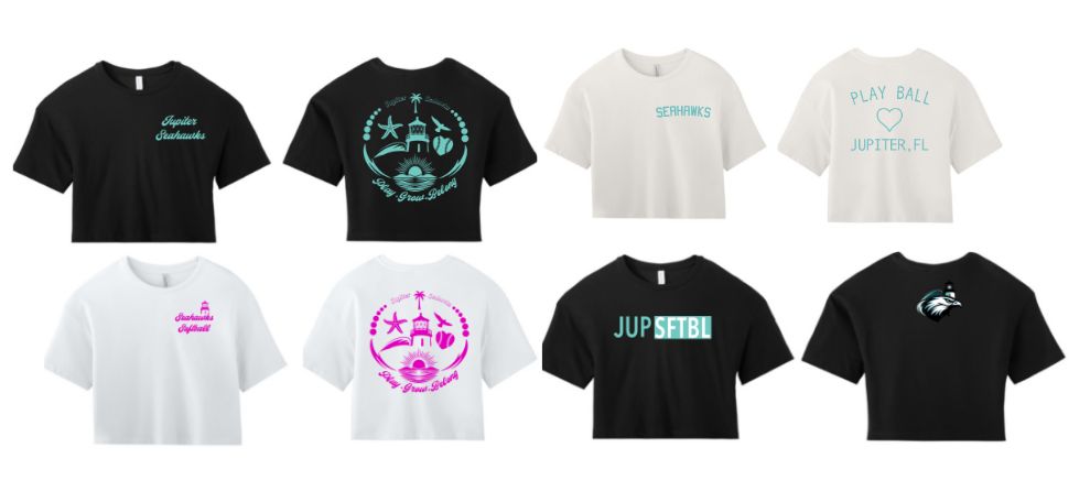 Jupiter Seahawks BELLA+CANVAS® Women’s Jersey Crop Tee Jupiter Seahawks BELLA+CANVAS® Women’s Jersey Crop Tee