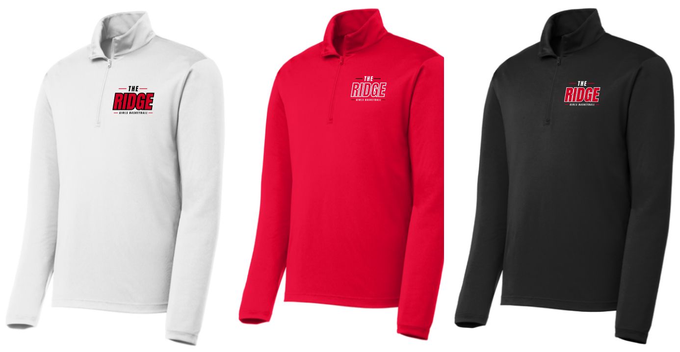 Seminole Ridge Basketball Sport-Tek® PosiCharge® Competitor™ 1/4-Zip Pullover THE RIDGE logo