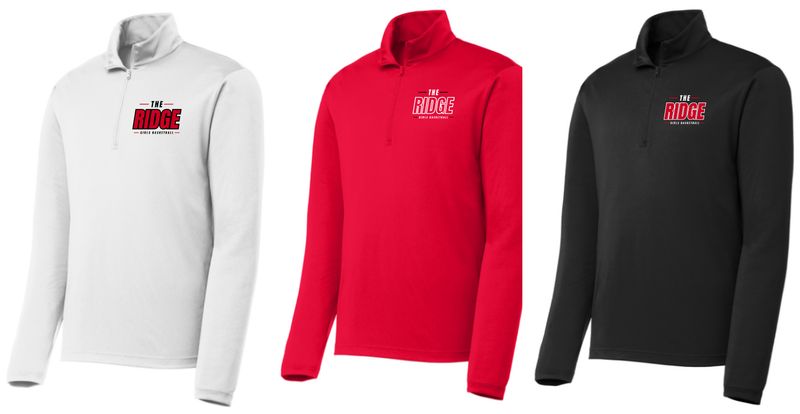 Seminole Ridge Basketball Sport-Tek® PosiCharge® Competitor™ 1/4-Zip Pullover THE RIDGE logo