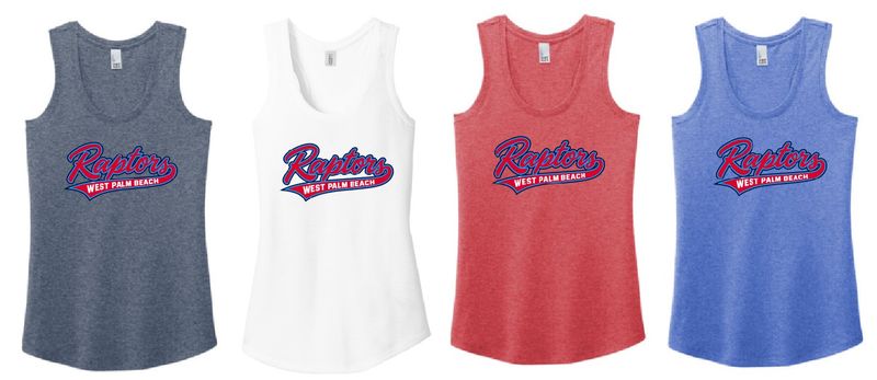 Raptors Baseball Cotton Women's Tank