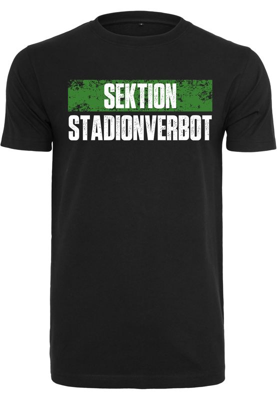 T-Shirt - Sektion Stadionverbot grün/weiß