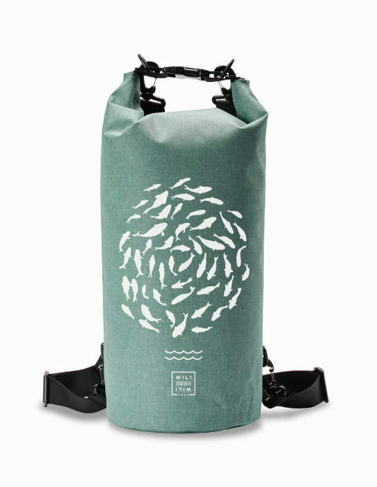 20 litre dry bag in ocean turquoise