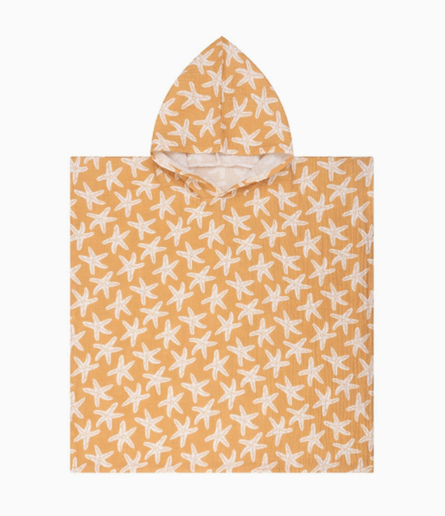 Sea stars hooded poncho Sea stars hooded poncho