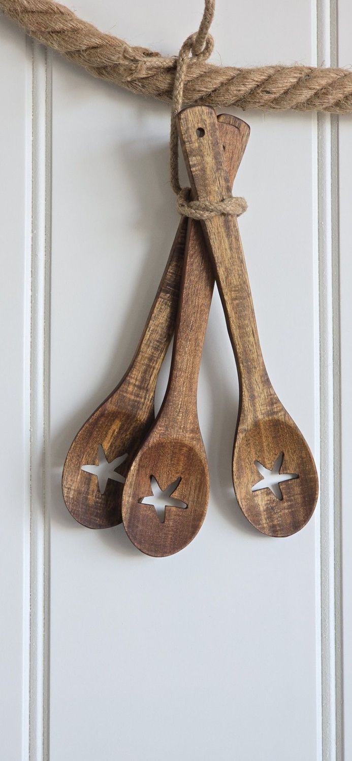 Wooden star spoon