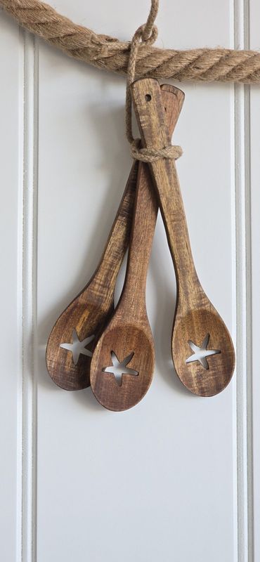 Wooden star spoon