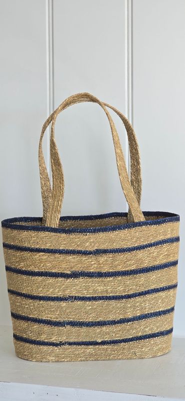 Stripe jute bag