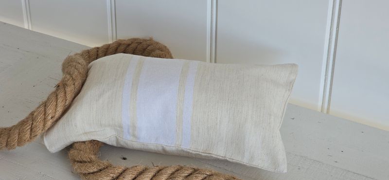 Beige inflatable fouta beach cushion Beige inflatable fouta beach cushion