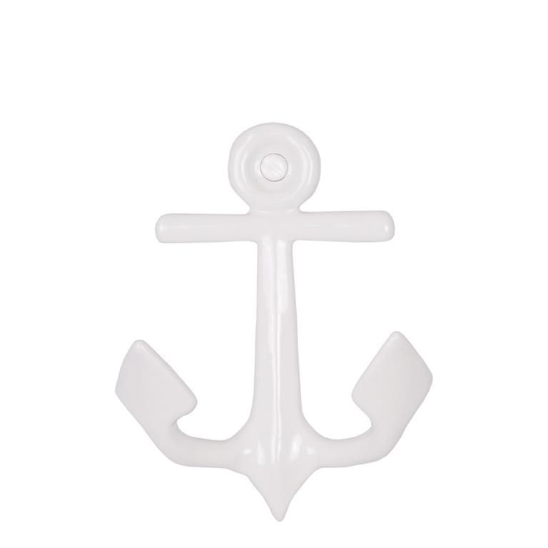 WHITE ANCHOR WALL HOOK