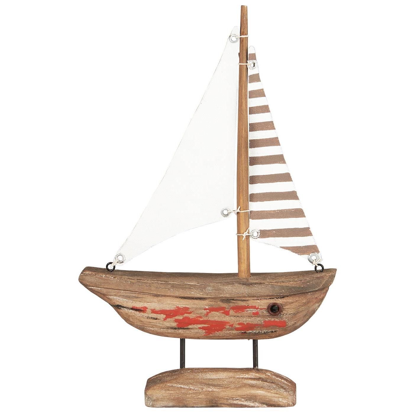 Stripe Sail Boat