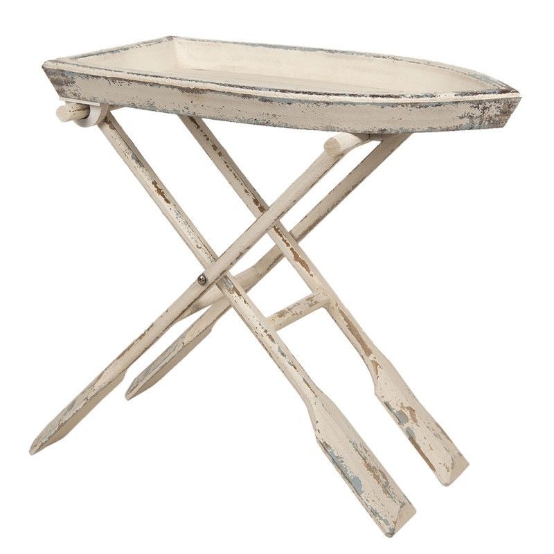 Boat Shaped Foldable Side Table