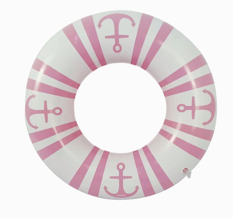 Pink anchor swim ring 60cm