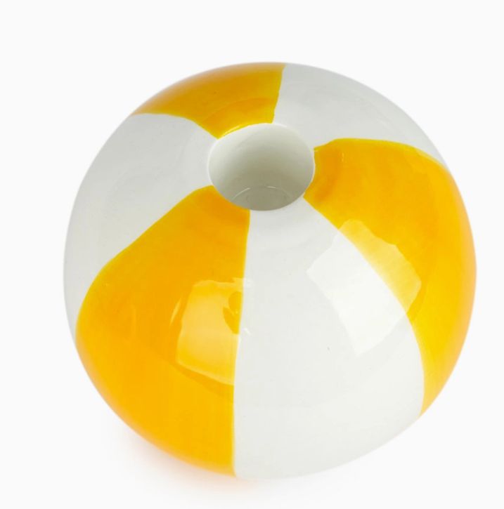 Beach ball candle holder