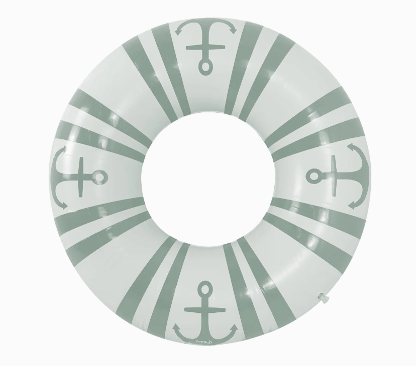 Green anchor swim ring 60cm