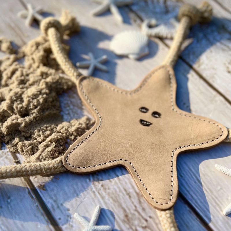 Stella dog toy with ropes