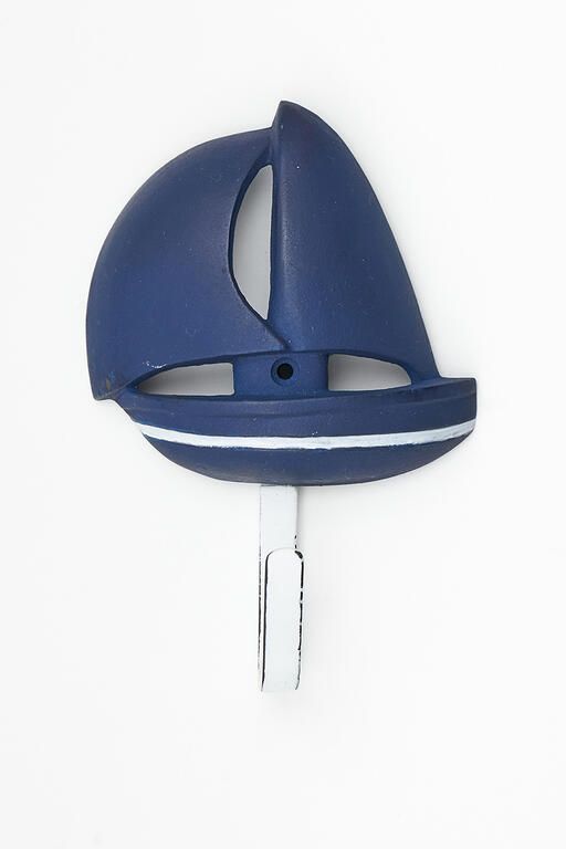 Sailboat Wall Hook in Navy