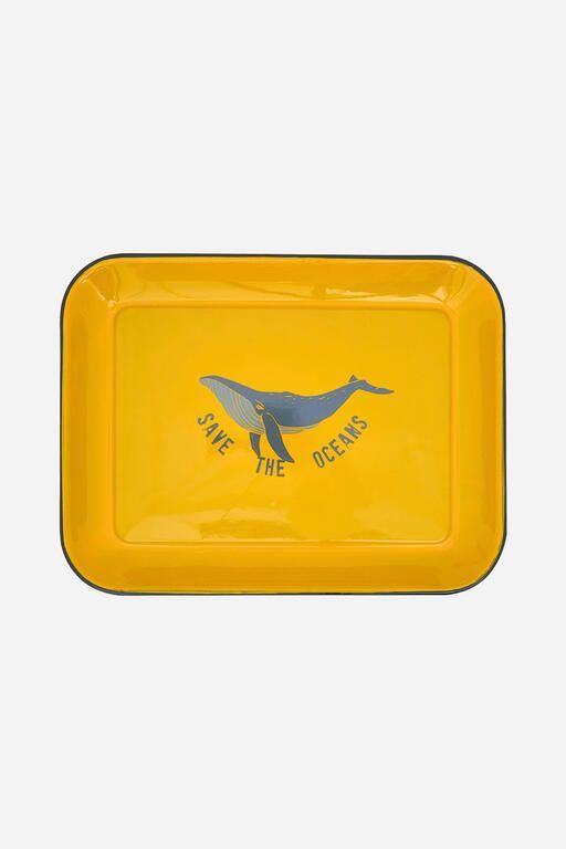 Save The Oceans Yellow Tray