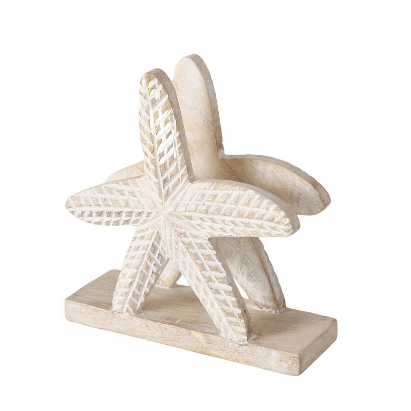 Bleached Wood Napkin Holder