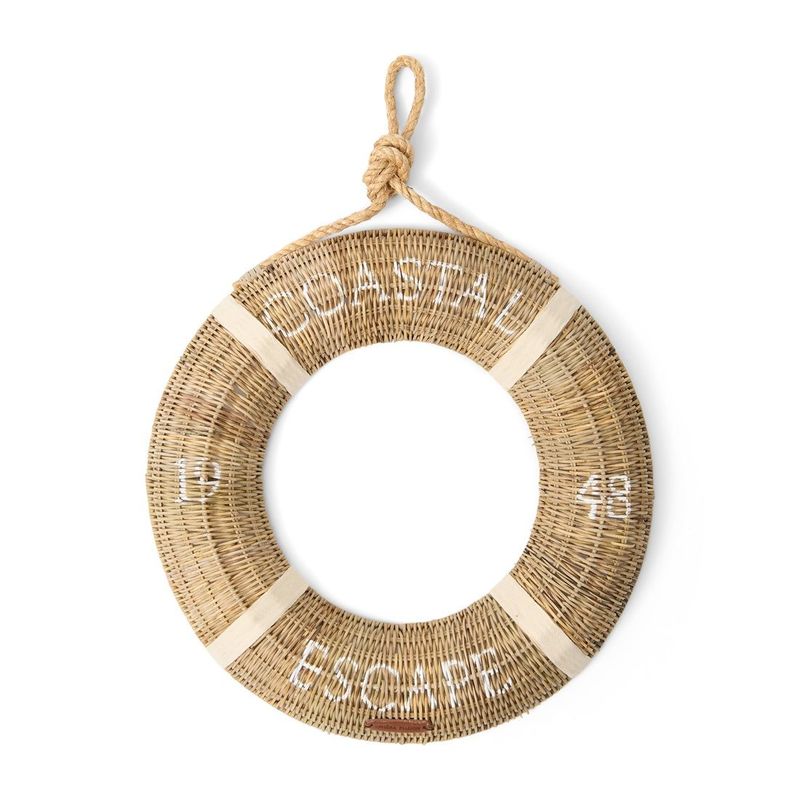 Rustic Rustic Rattan Lifebuoy