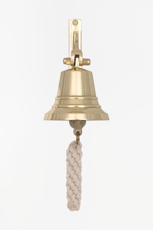 Brass Bell With Rope Clapper