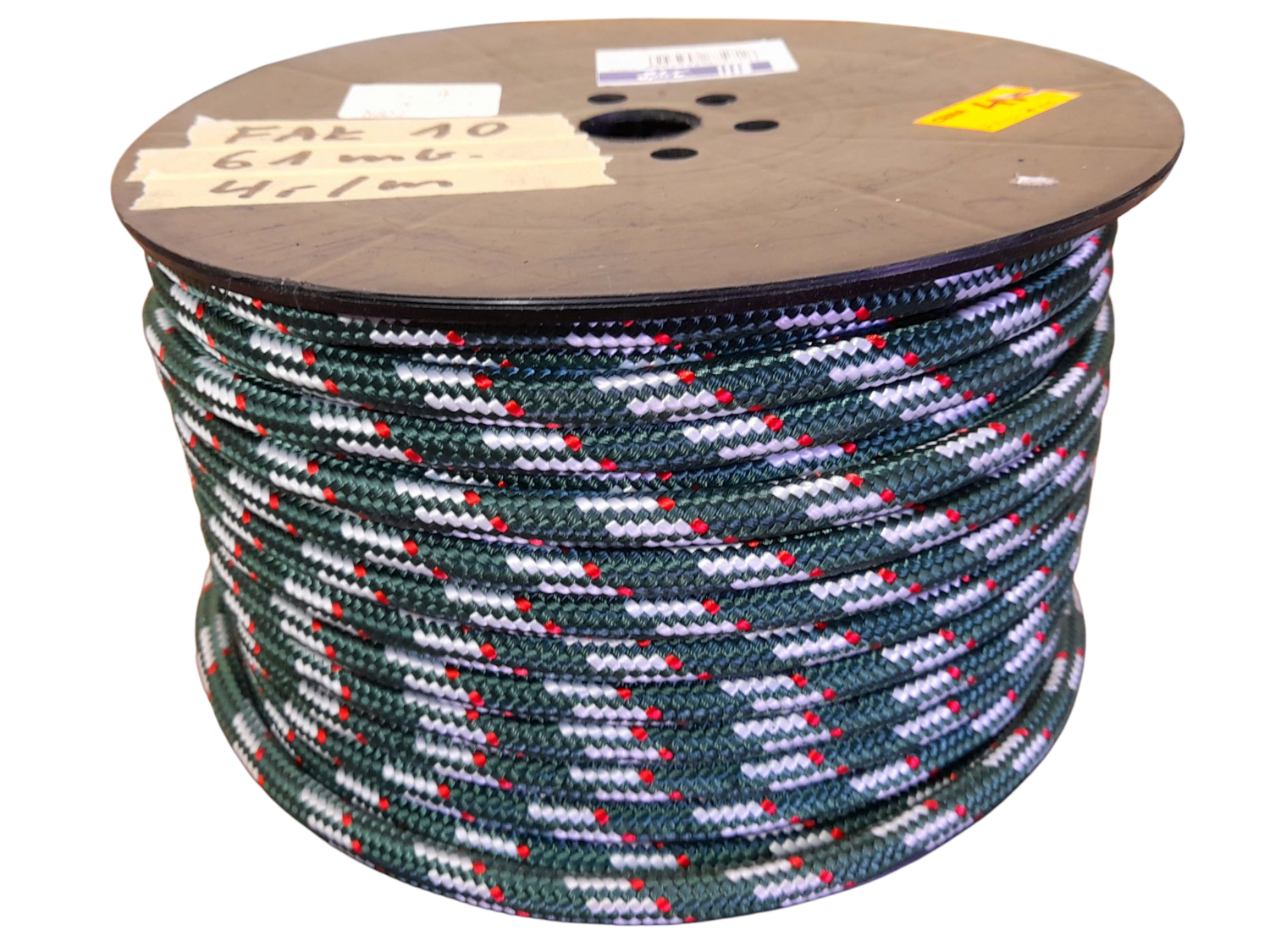 Lina fałowa " 10 mm " cała szpula  - 61mb. , 4zł/mb.