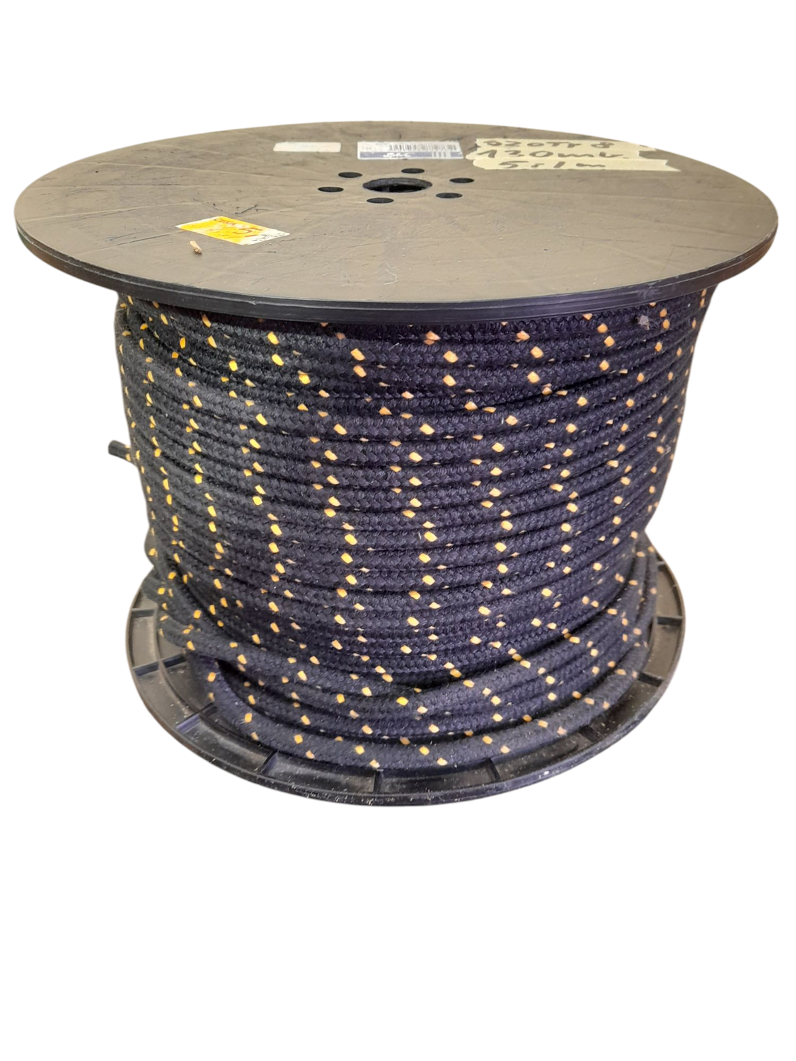 Lina szotowa elana " 8 mm " cała szpula - 130mb. , ( 4,30zł/mb.) .