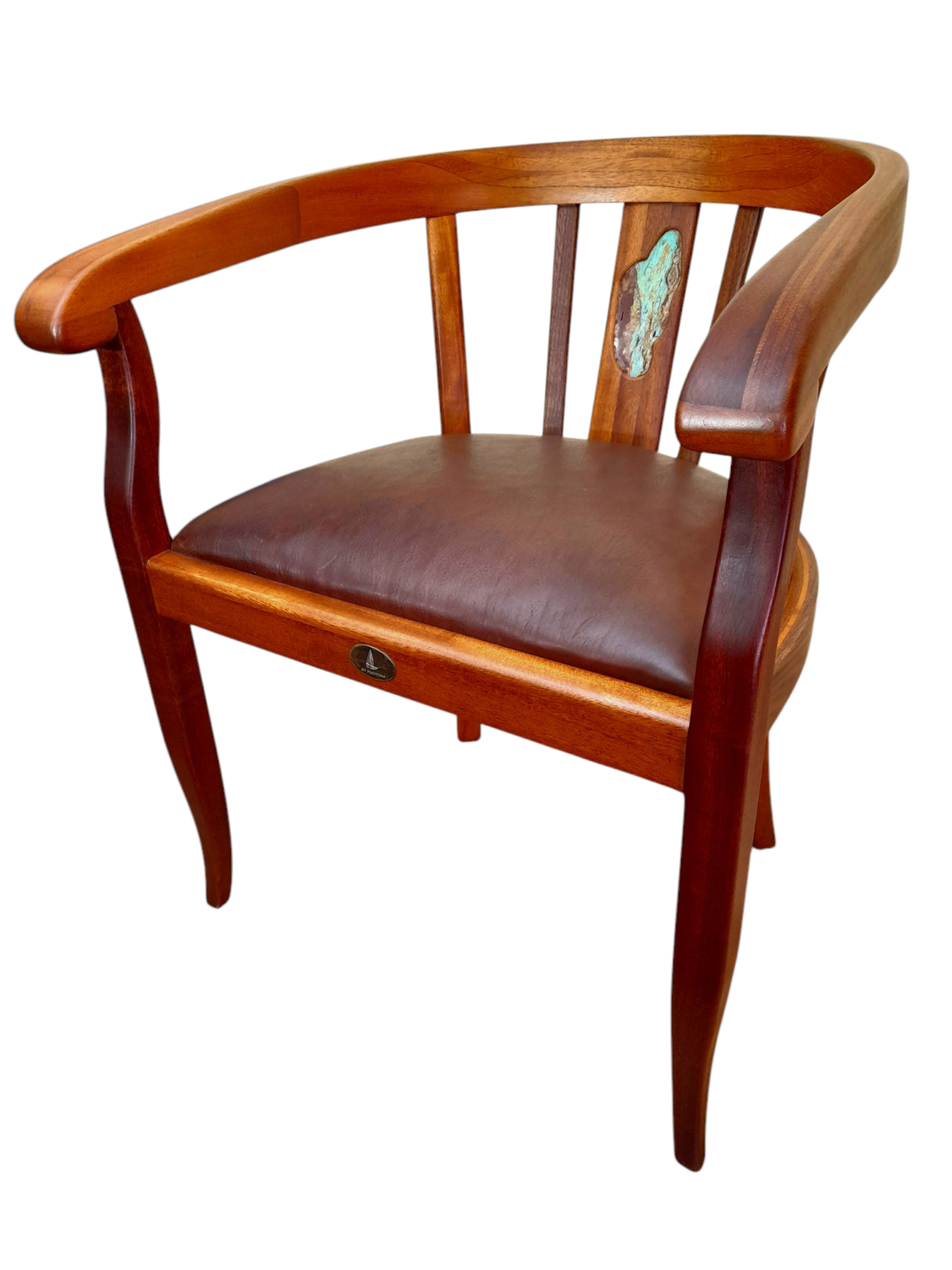 Fotel ot yachting N° 058 art (orzech, mahoń, iroko, dąb)