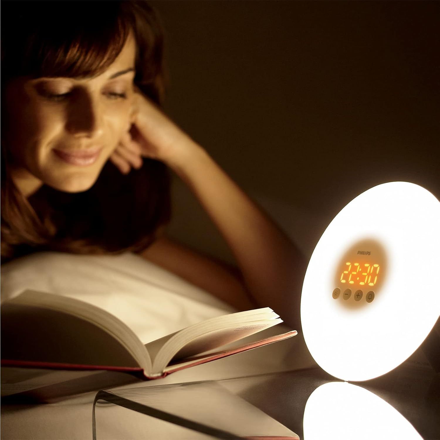 Philips HF3500/01 LED, budzenie ze światłem