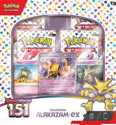Pokemon Szkarłat i Violetto 151 Kolekcja Alakazam ex