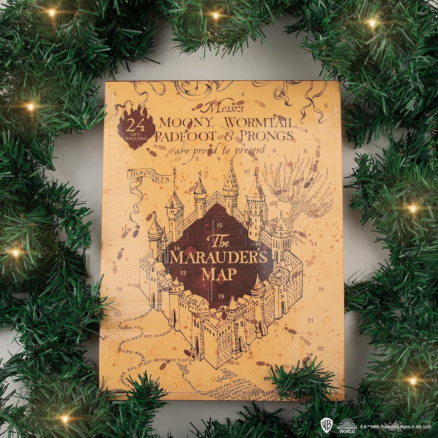 Cinereplicas Harry Potter - Mapa Huncwotów Kalendarz Adwentowy - Oficjalna licencja