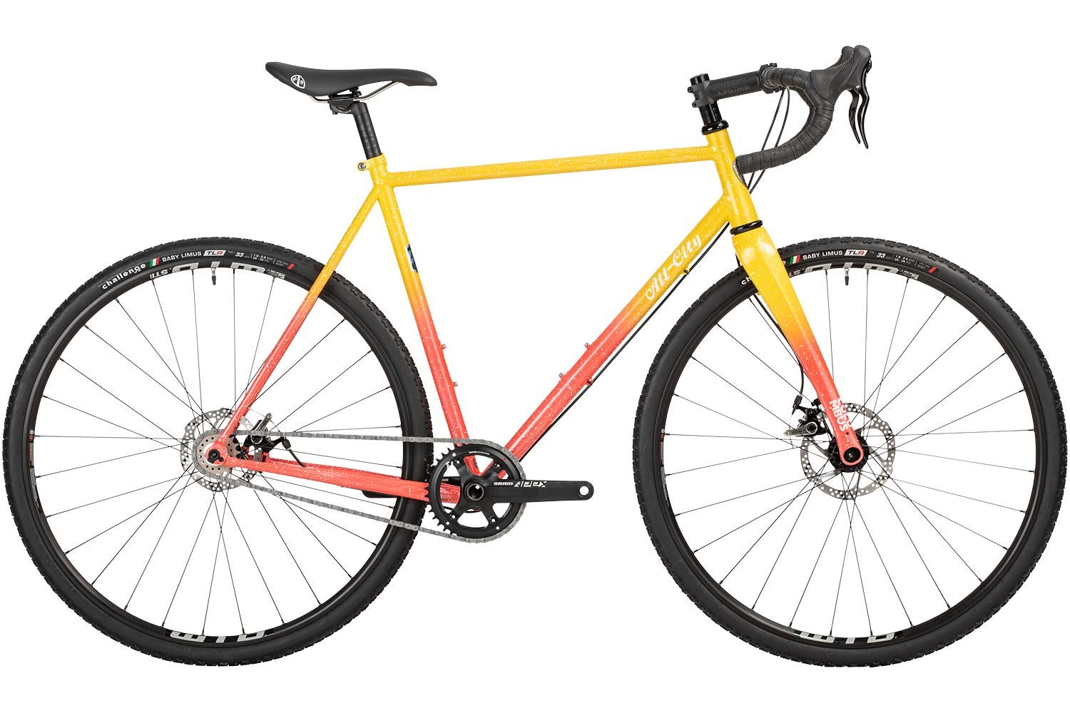 All-City Nature Cross Single Speed Bike - 700c, Steel, Pink Lemonade, 61cm