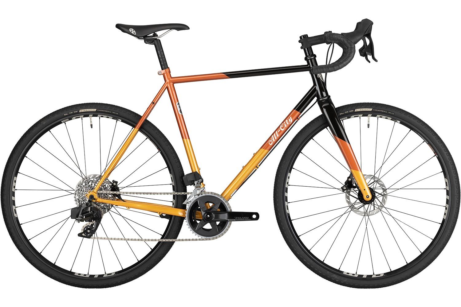 All City Cosmic Stallion Rival AXS Black/Brick/Bronze 55