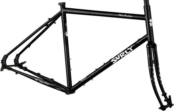 Surly Disc Trucker Frameset - 700c Hi-Viz Black 60cm