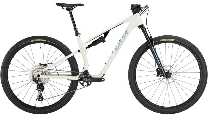 Salsa Spearfish C Deore 12 Bike - 29&quot;, Carbon, Bone White, Medium