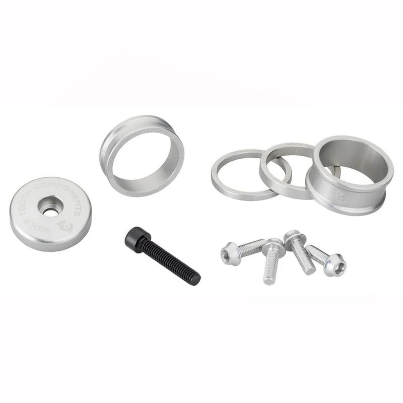 Wolf Tooth | Anodized Color Kit | Aluminum | Raw Silver