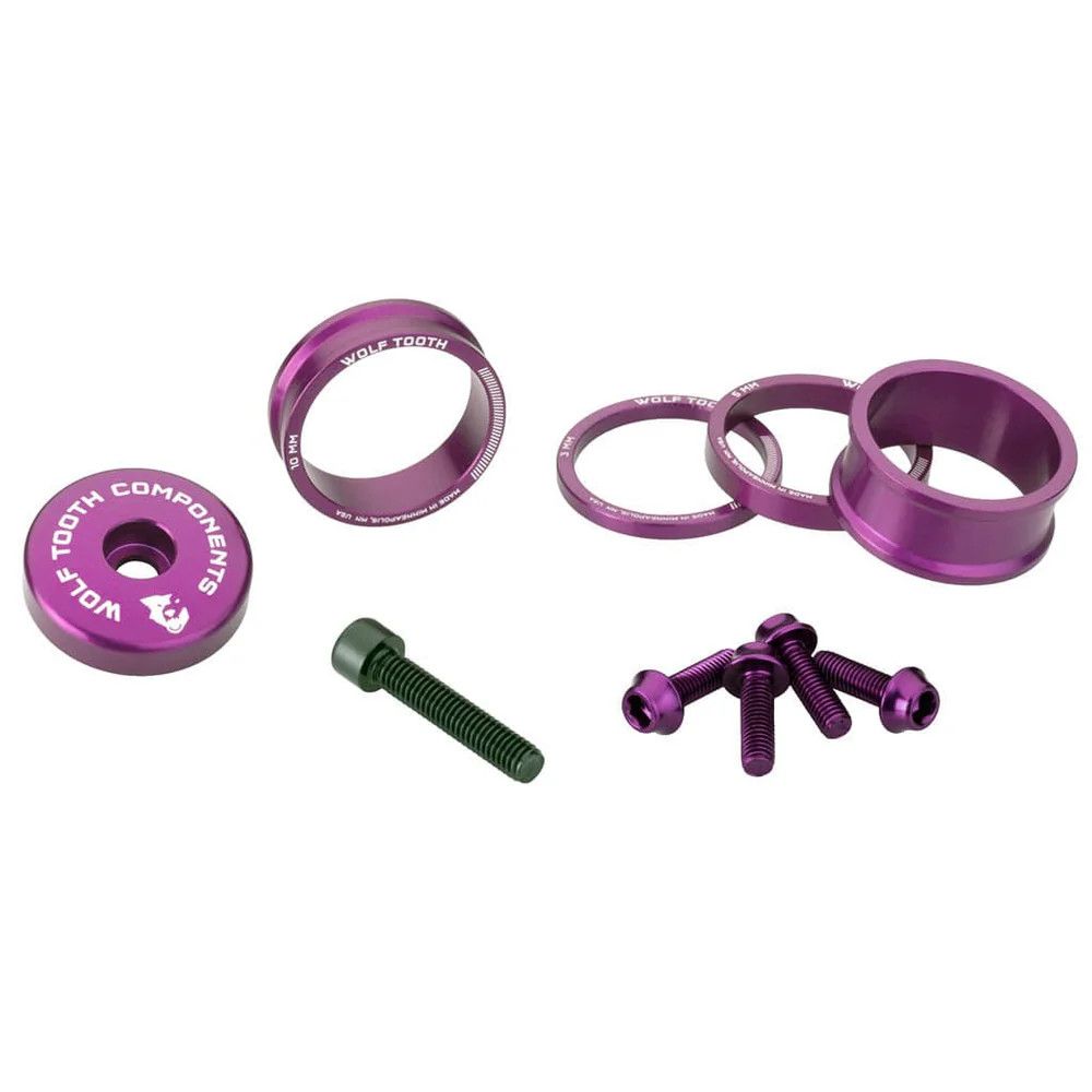 Wolf Tooth Bling Kit, Color: Purple