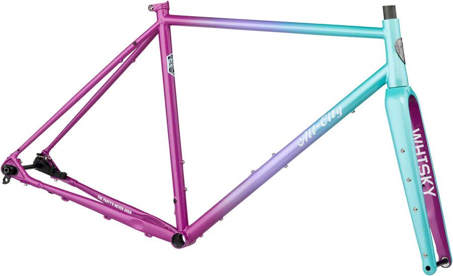 All-City Cosmic Stallion Frameset - 650b/700c , Steel, Mermaid Fade, 58cm